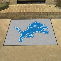 Detroit Lions Logo All Star Mat â€“ 34 x 44.5