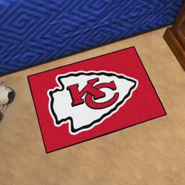 Kansas City Chiefs Logo Starter Doormat - 19x30
