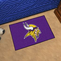 Minnesota Vikings Logo Starter Doormat - 19x30