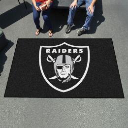 Oakland Raiders Logo Outdoor Ulti-Mat - Nylon 60 x 96