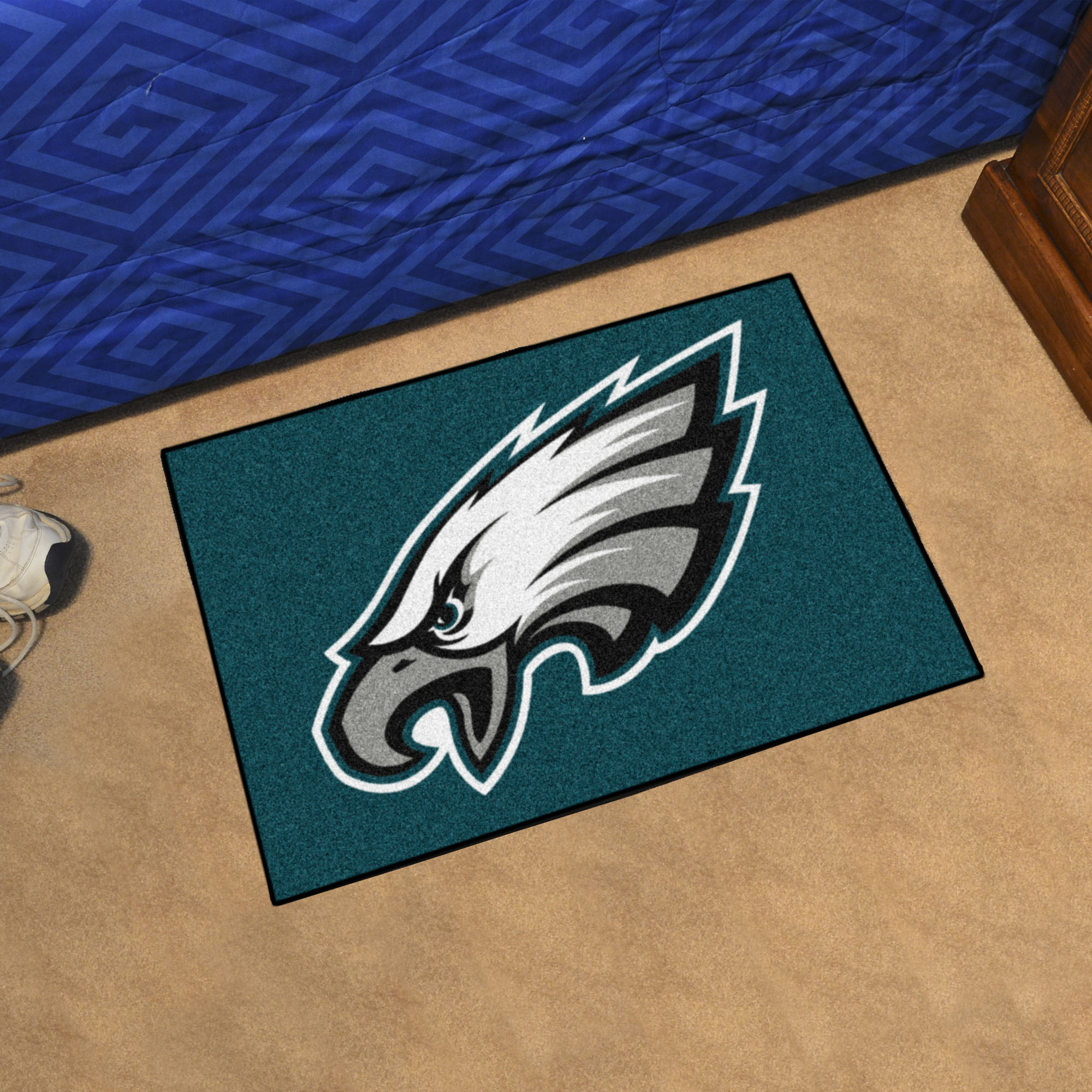 Philadelphia Eagles Logo Starter Doormat - 19x30
