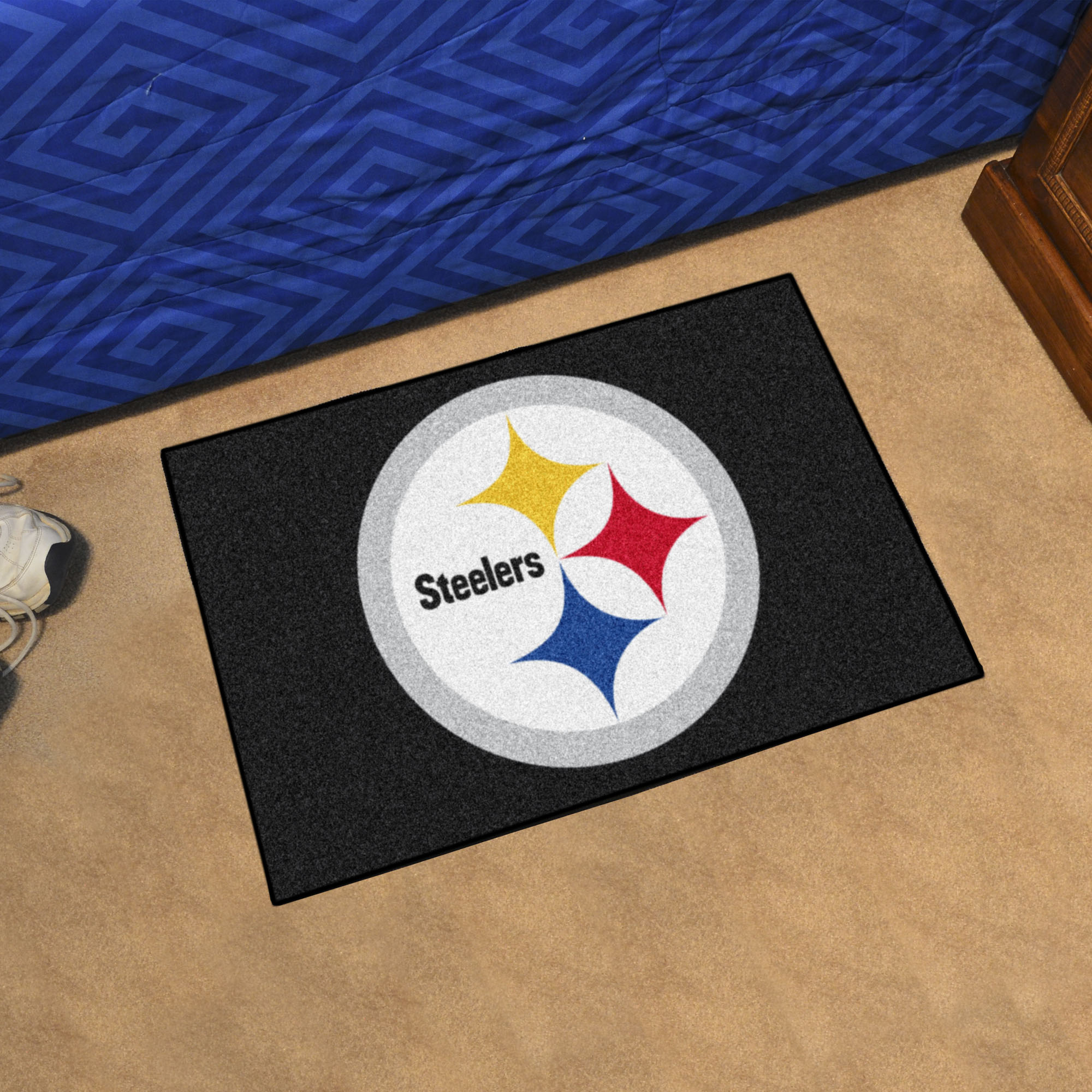 Pittsburgh Steelers Logo Starter Doormat - 19x30