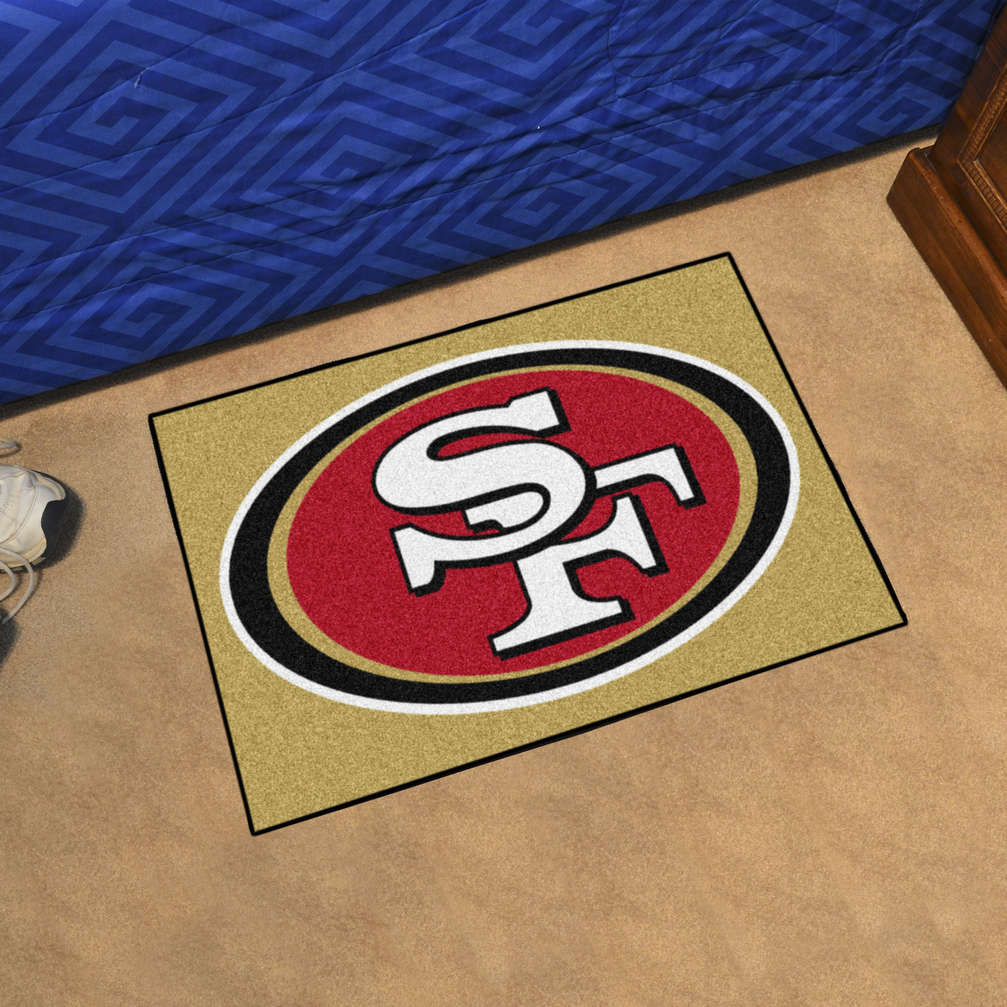 San Francisco 49ers Logo Starter Doormat - 19x30