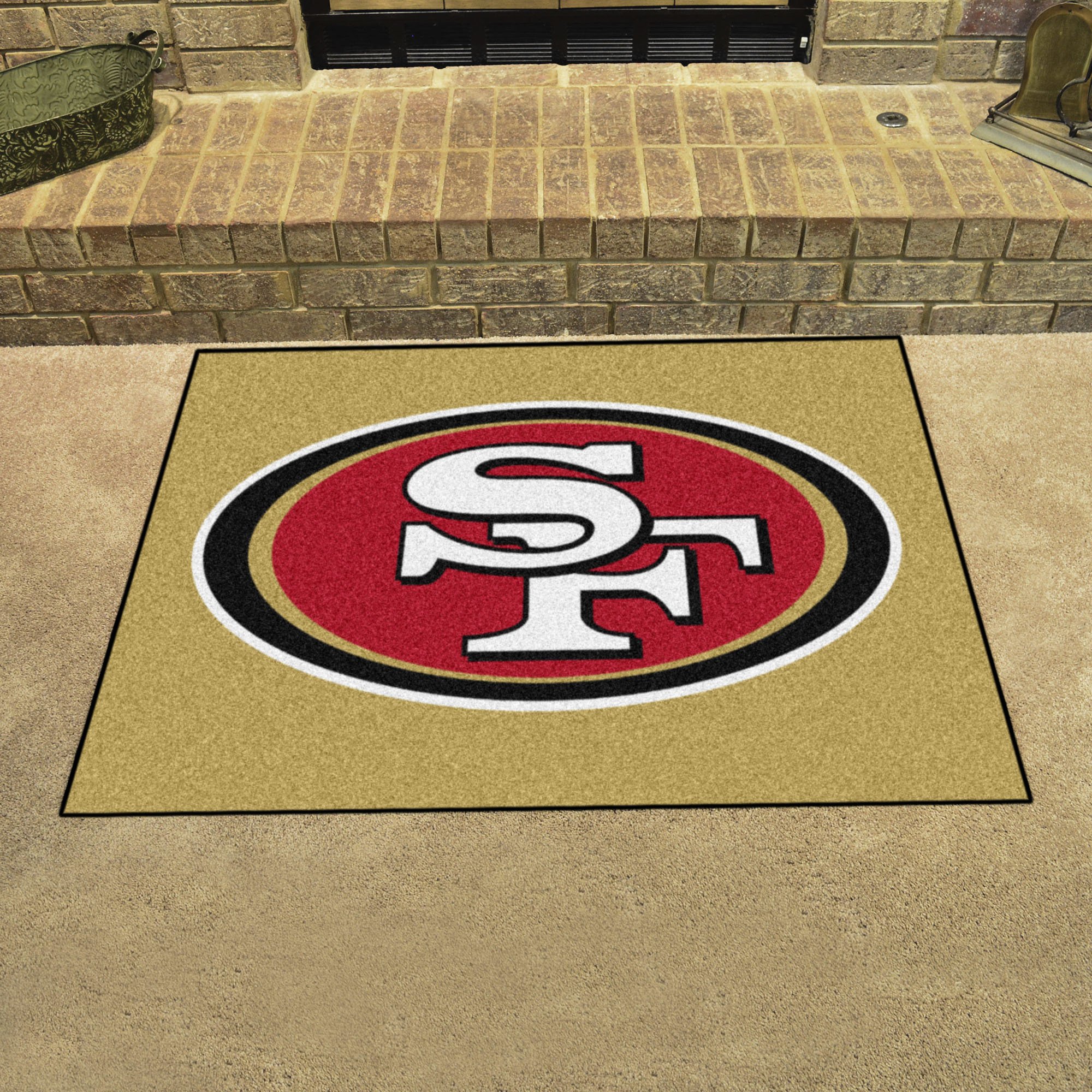 San Francisco 49ers Logo All Star Mat â€“ 34 x 44.5