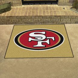 San Francisco 49ers Logo All Star Mat â€“ 34 x 44.5