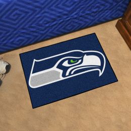 Seattle Seahawks Logo Starter Doormat - 19x30