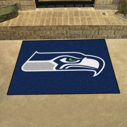 Seattle Seahawks Logo All Star Mat â€“ 34 x 44.5