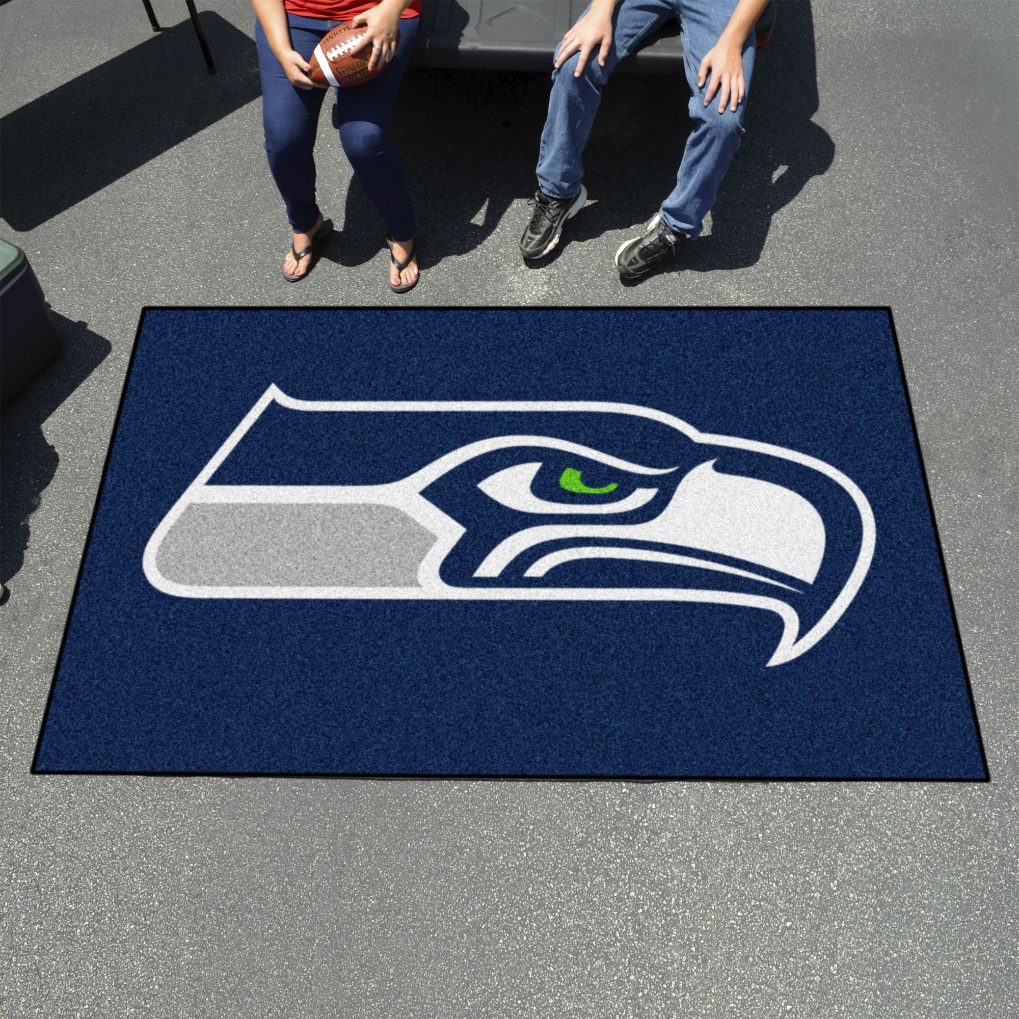 Seattle Seahawks Logo Outdoor UltiMat Nylon 60 x 96