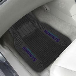 Charlotte Hornets Deluxe Car Mat Set â€“ Vinyl & Carpet