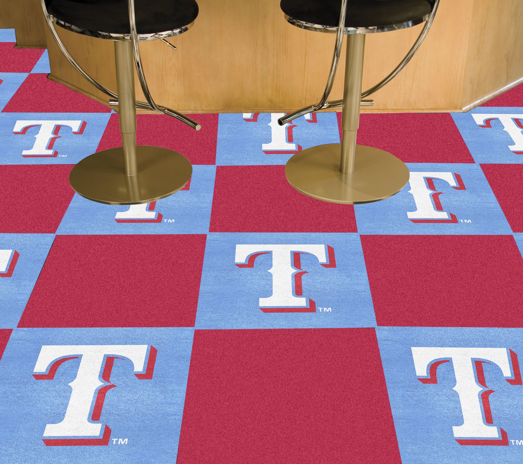 Rangers Team Carpet Tiles - 45 sq ft