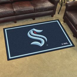 Seattle Kraken Area Rug - 4' x 6'