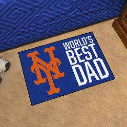New York Mets Mets World's Best Dad Starter Doormat - 19x30