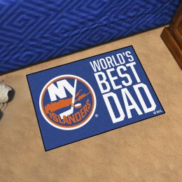 New York Islanders Islanders World's Best Dad Starter Doormat - 19x30