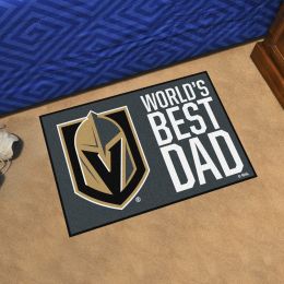 Vegas Golden Knights Knights World's Best Dad Starter Doormat - 19x30