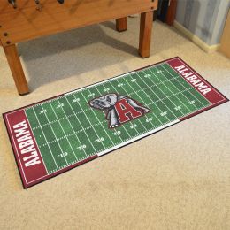 University of Alabama Mascot Football Field Runner - Nylon 30 x 72