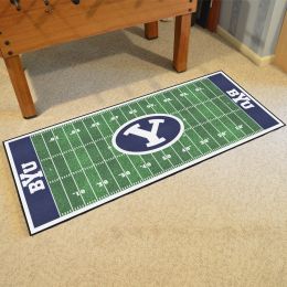 Brigham Young Football Field Runner - Nylon 30 x 72