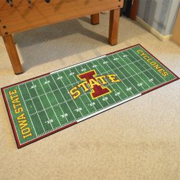 Iowa State University Logo Football Field Runner - Nylon 30 x 72