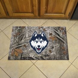 UConn Huskies Camo Scrapper Mat - 19 x 30 Rubber