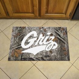 Montana Grizzlies Camo Scrapper Mat - 19 x 30 Rubber