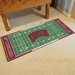 University of Nevada, Las Vegas Logo Football Field Runner - Nylon 30 x 72