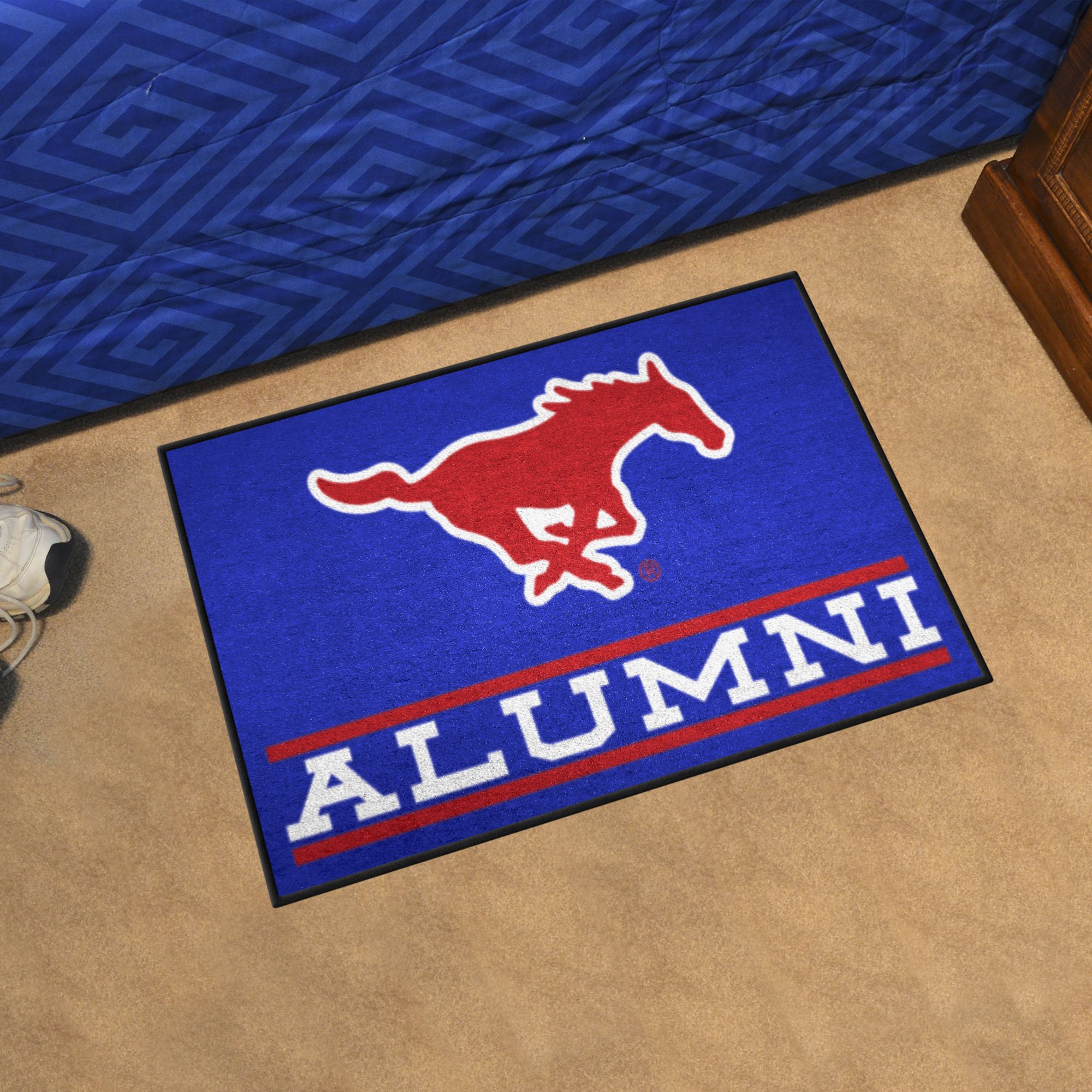 SMU Mustangs Alumni Starter Doormat - 19 x 30