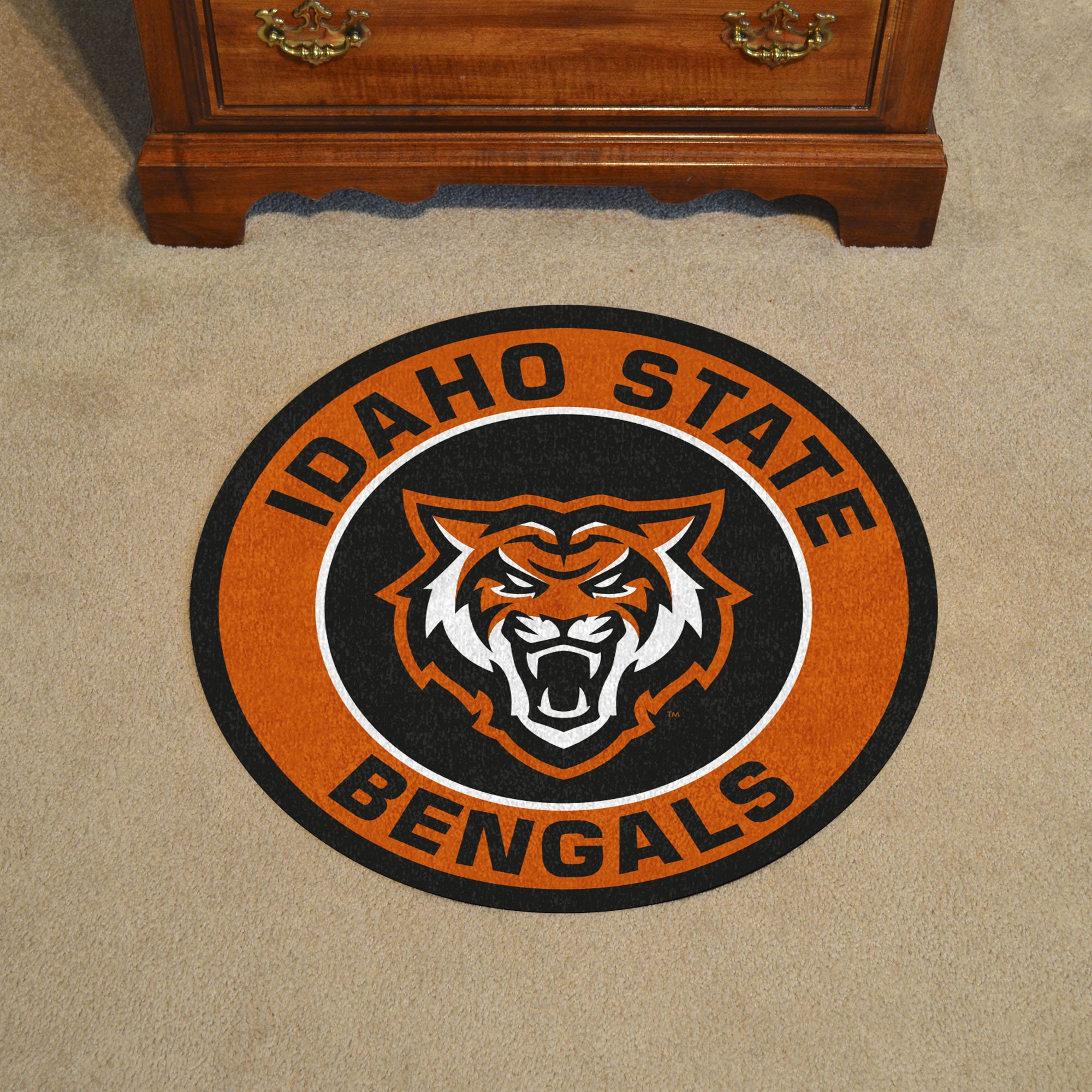 Idaho State Bengals Logo Roundel Mat - 27"