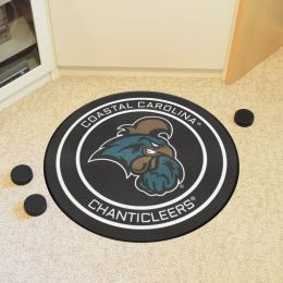 Coastal Carolina Chanticleers Logo Hockey Puck Shaped Area Rug