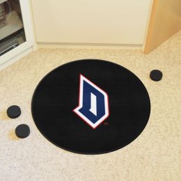Duquesne Duke Hockey Puck Shaped Area Rug