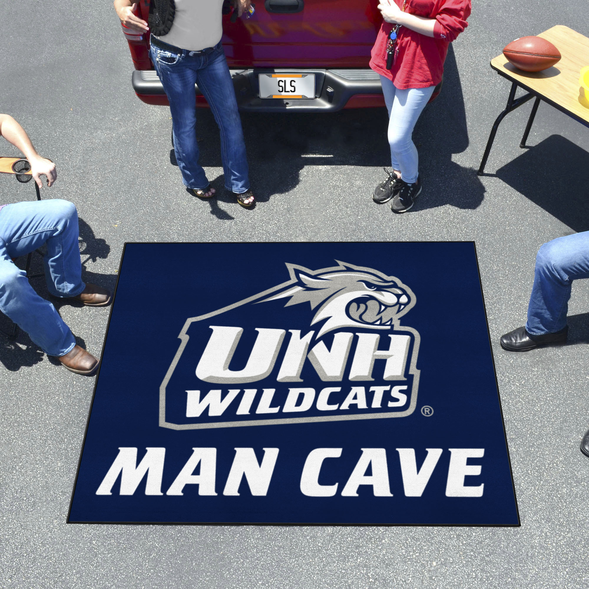 New Hampshire Wildcats Man Cave Tailgater Mat - 60 x 72