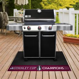 Colorado Avalanche 2022 Stanley Cup Champions Grill Mat – Vinyl 26 x 42