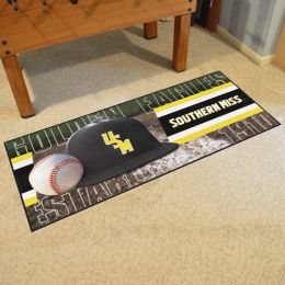 Southern Miss Golden Eagles Baseball Runner Mat - 29.5 x 72