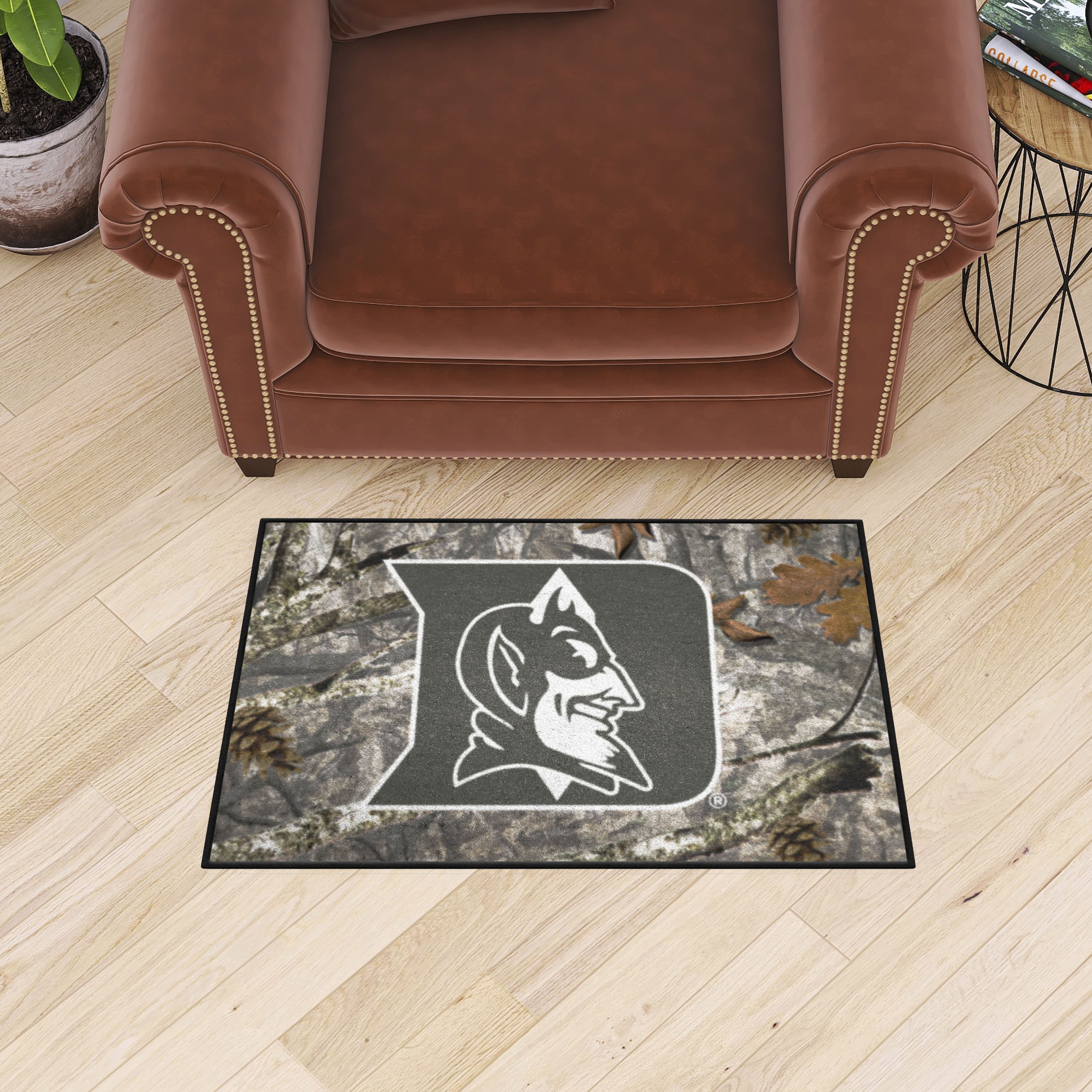 Duke Blue Devils Camo Starter Doormat - 19 x 30
