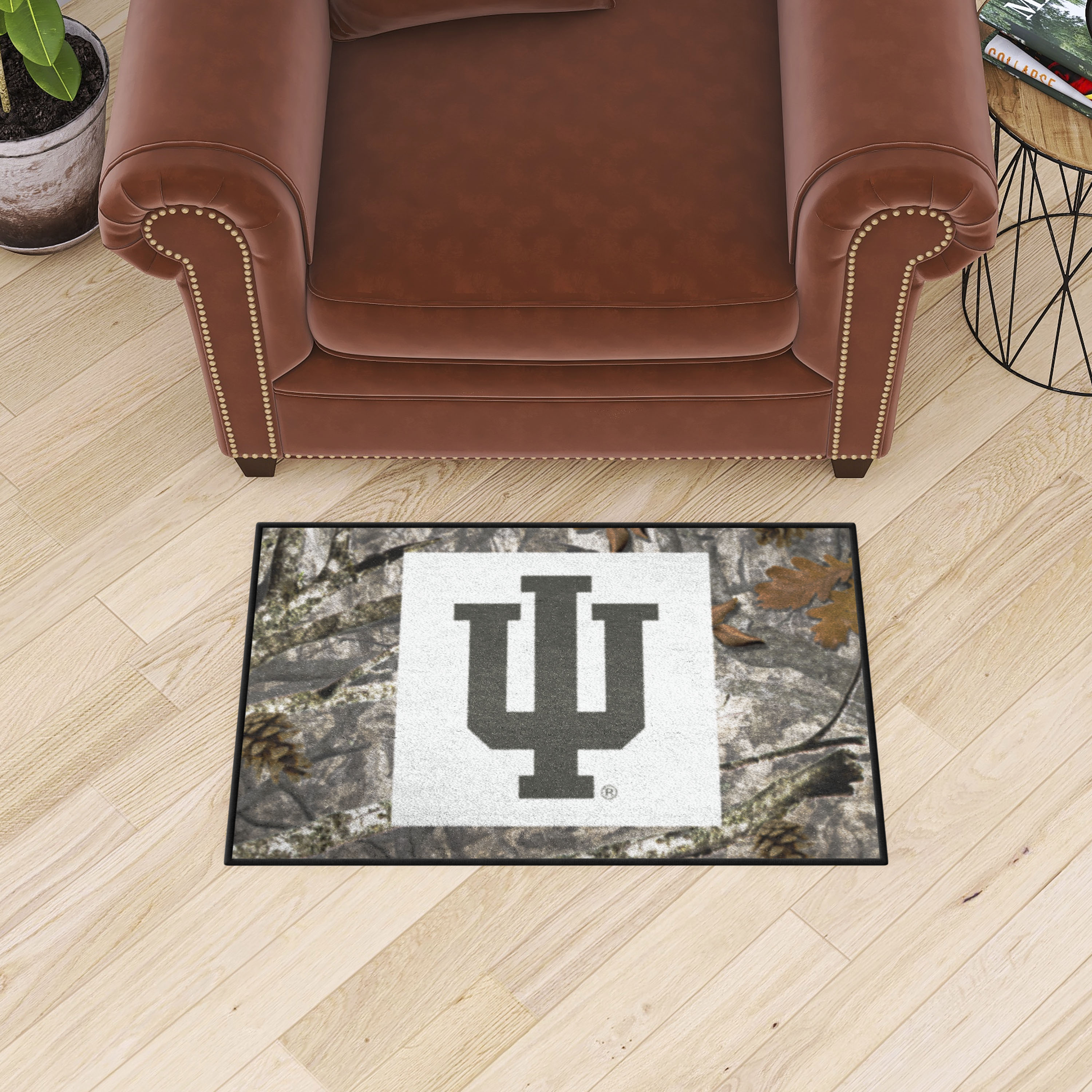 Indiana Hooisers Camo Starter Doormat - 19 x 30