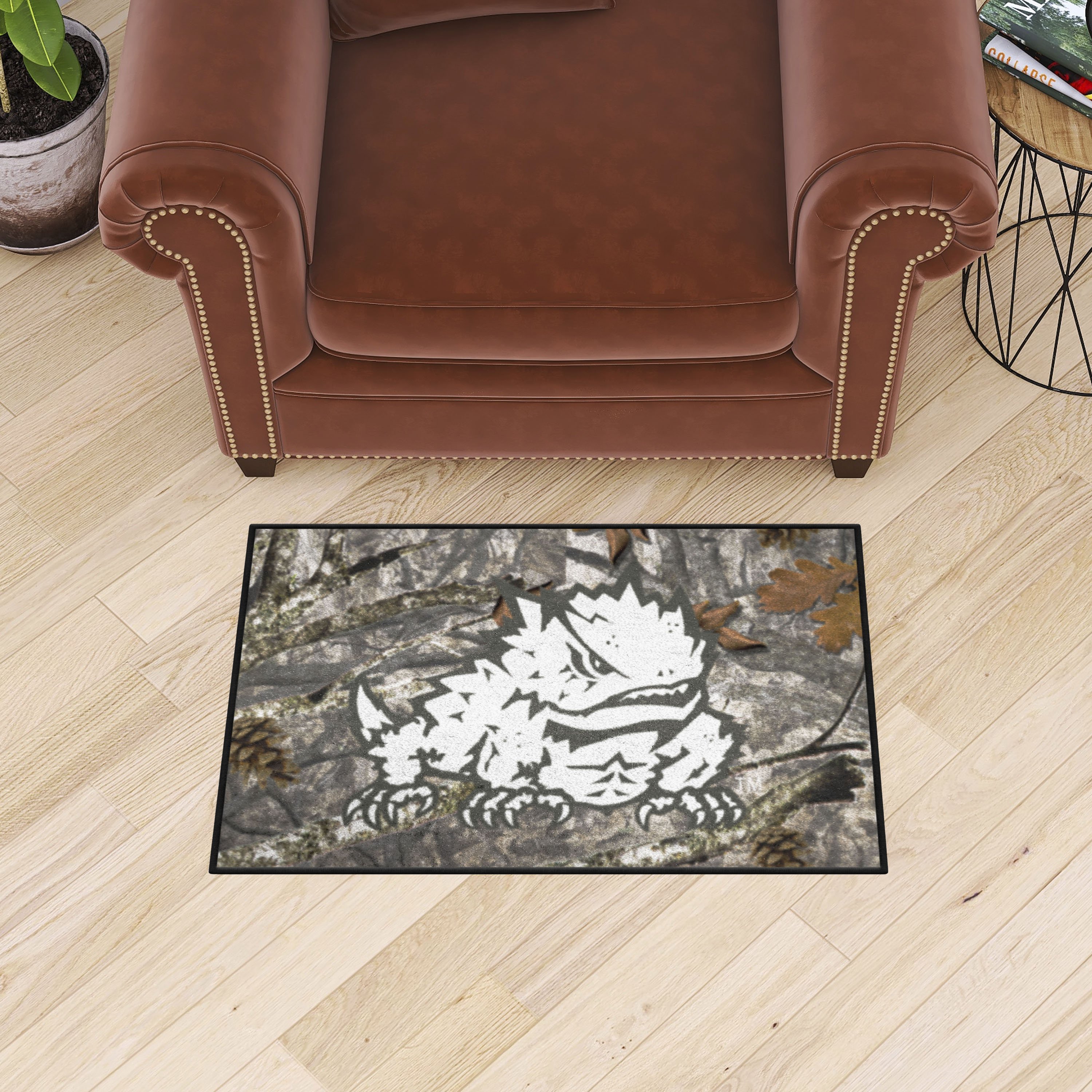 TCU Horned Frogs Camo Starter Doormat - 19 x 30