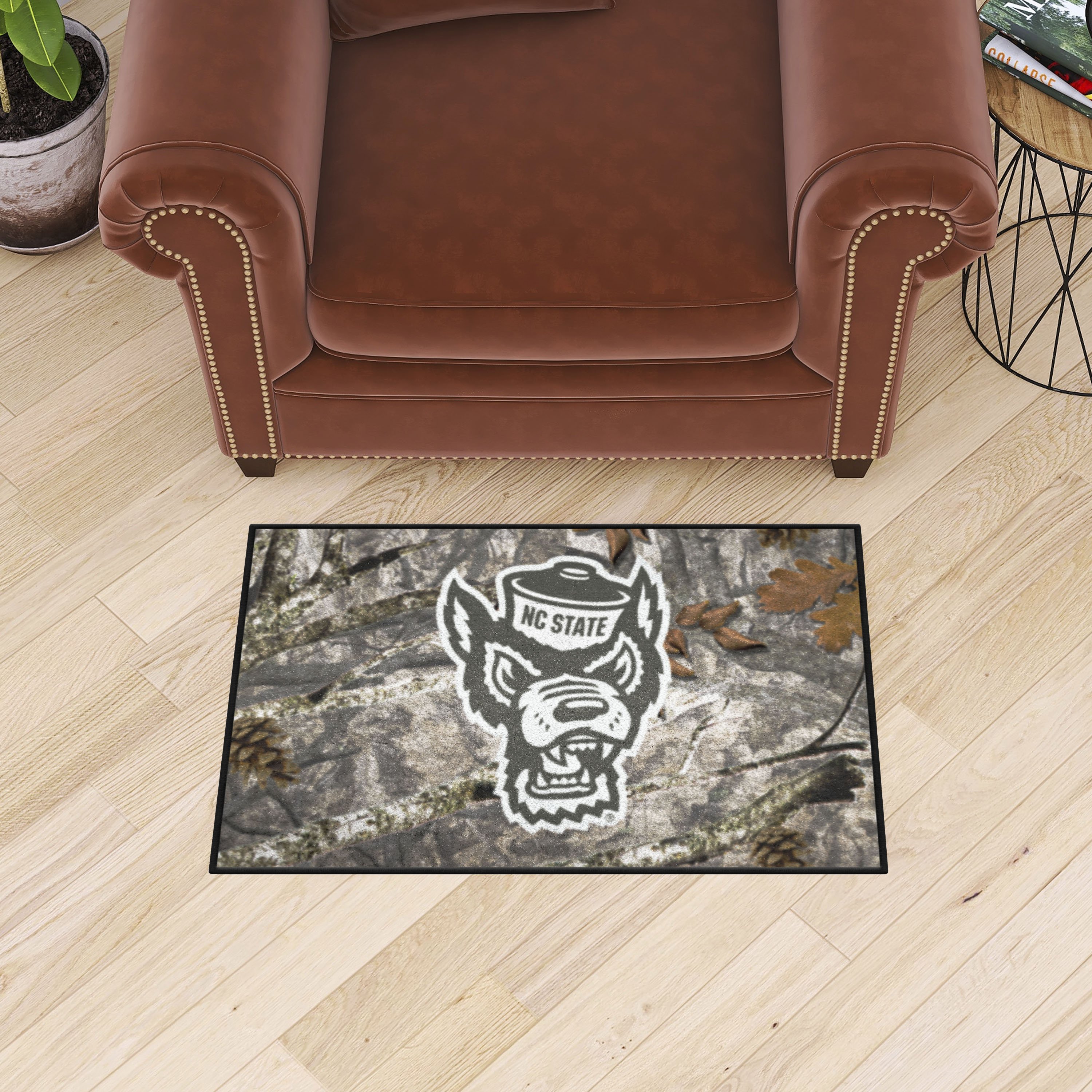 NC State Wolfpack Camo Starter Doormat - 19 x 30