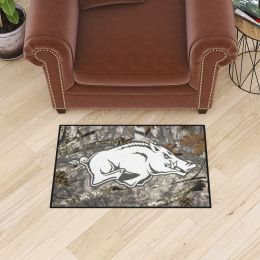 Arkansas Razorbacks Camo Starter Doormat - 19 x 30