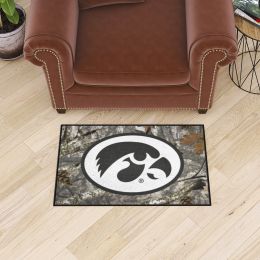 Iowa Hawkeyes Camo Starter Doormat - 19 x 30