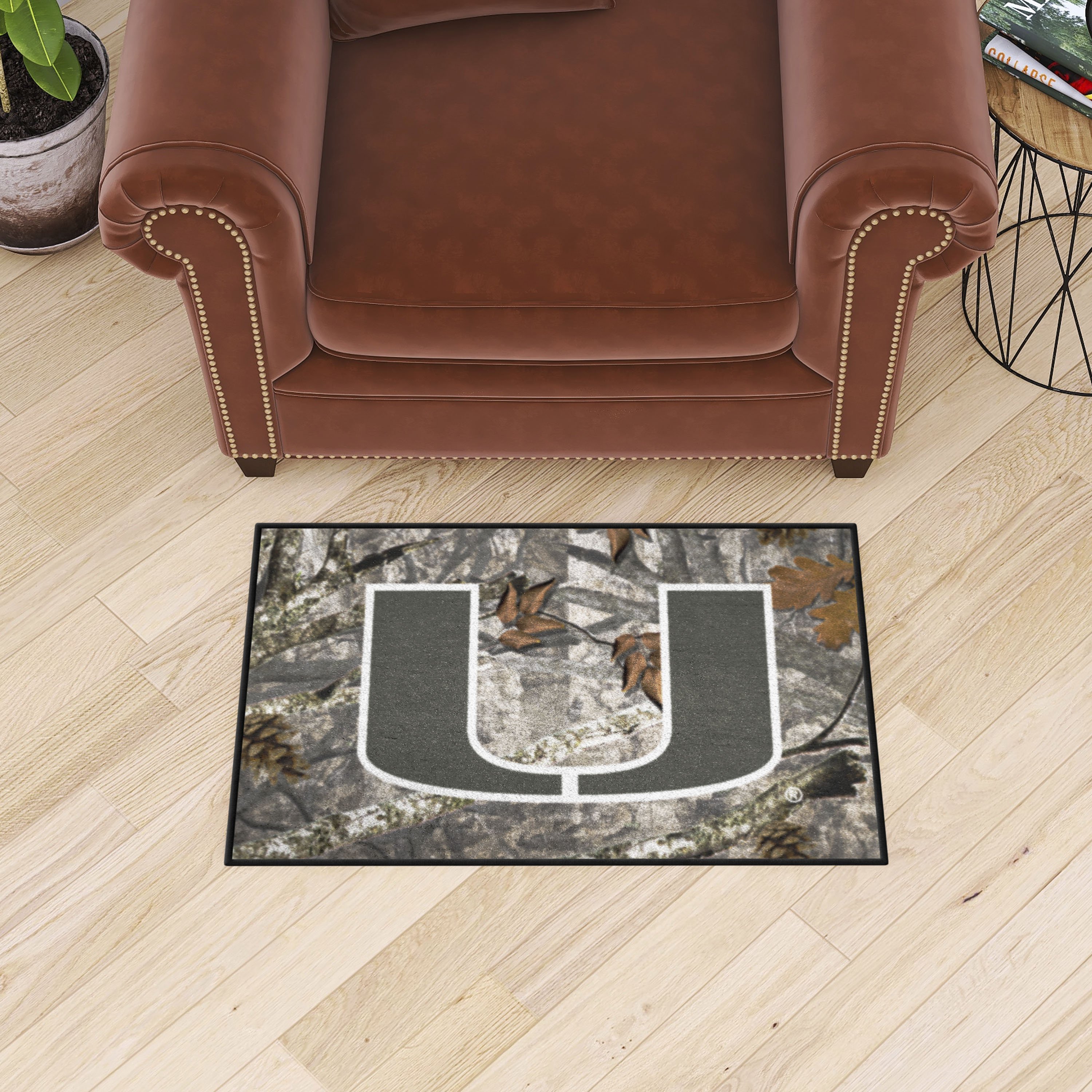 Miami Hurricanes Camo Starter Doormat 19 x 30