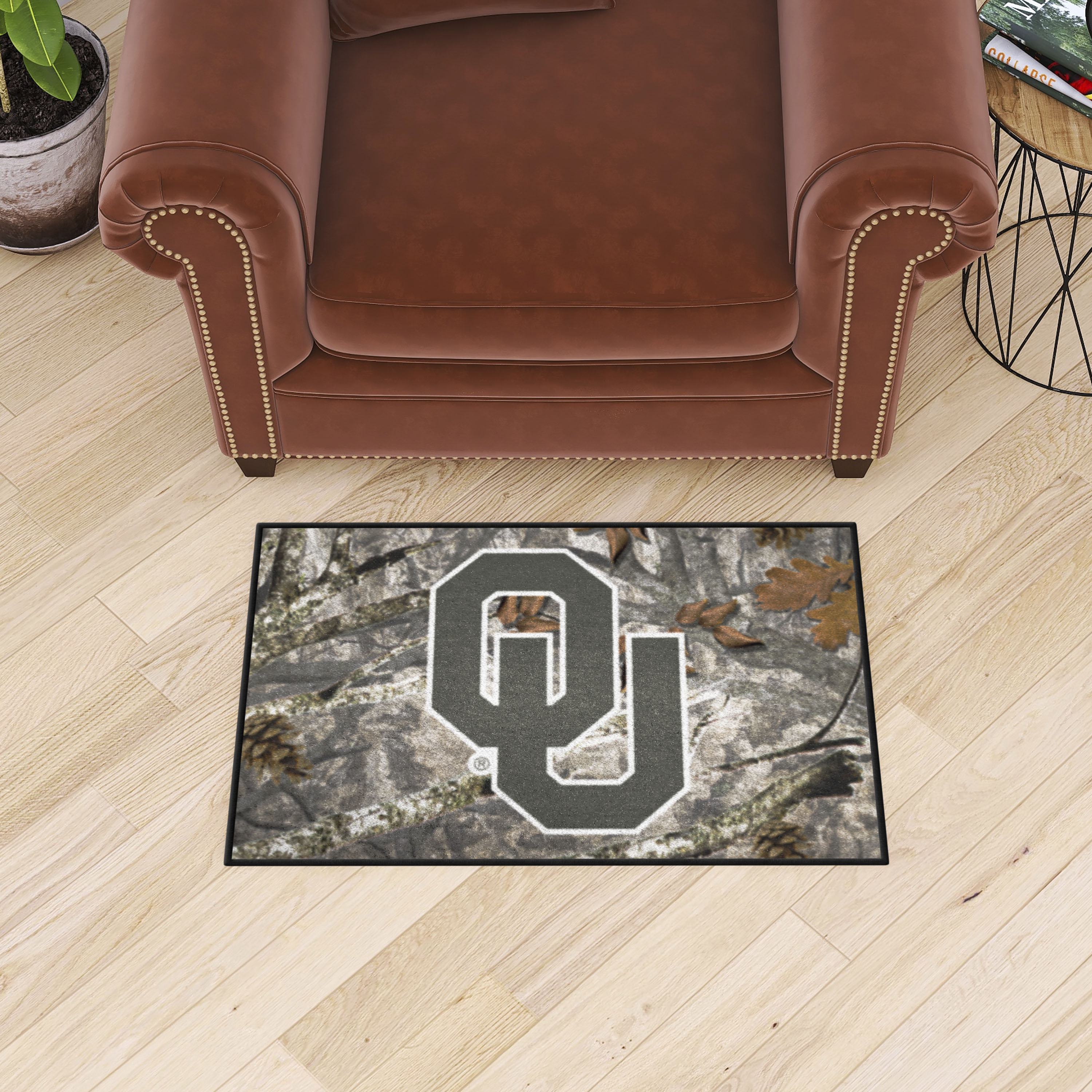 Oklahoma Sooners Camo Starter Doormat - 19 x 30