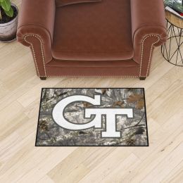 Georgia Tech Yellow Jackets Camo Starter Doormat - 19 x 30