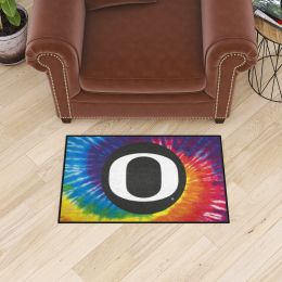 Oregon Ducks Tie Dye Starter Doormat - 19 x 30
