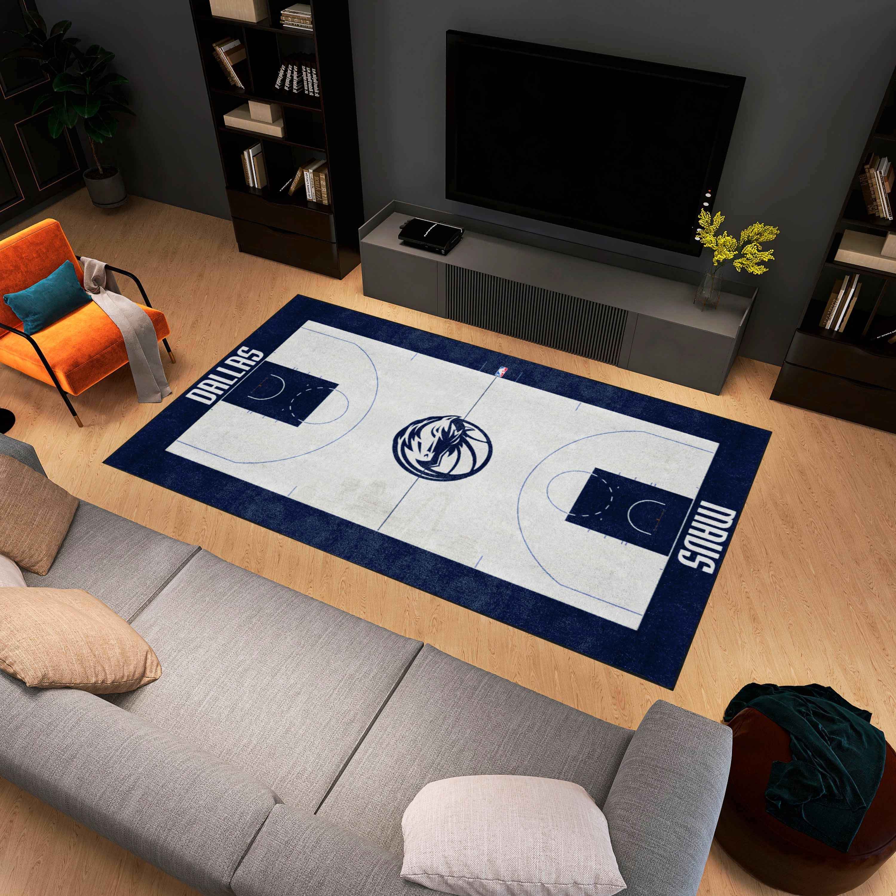 Dallas Mavericks Area Rug - 6' x 10' Nylon