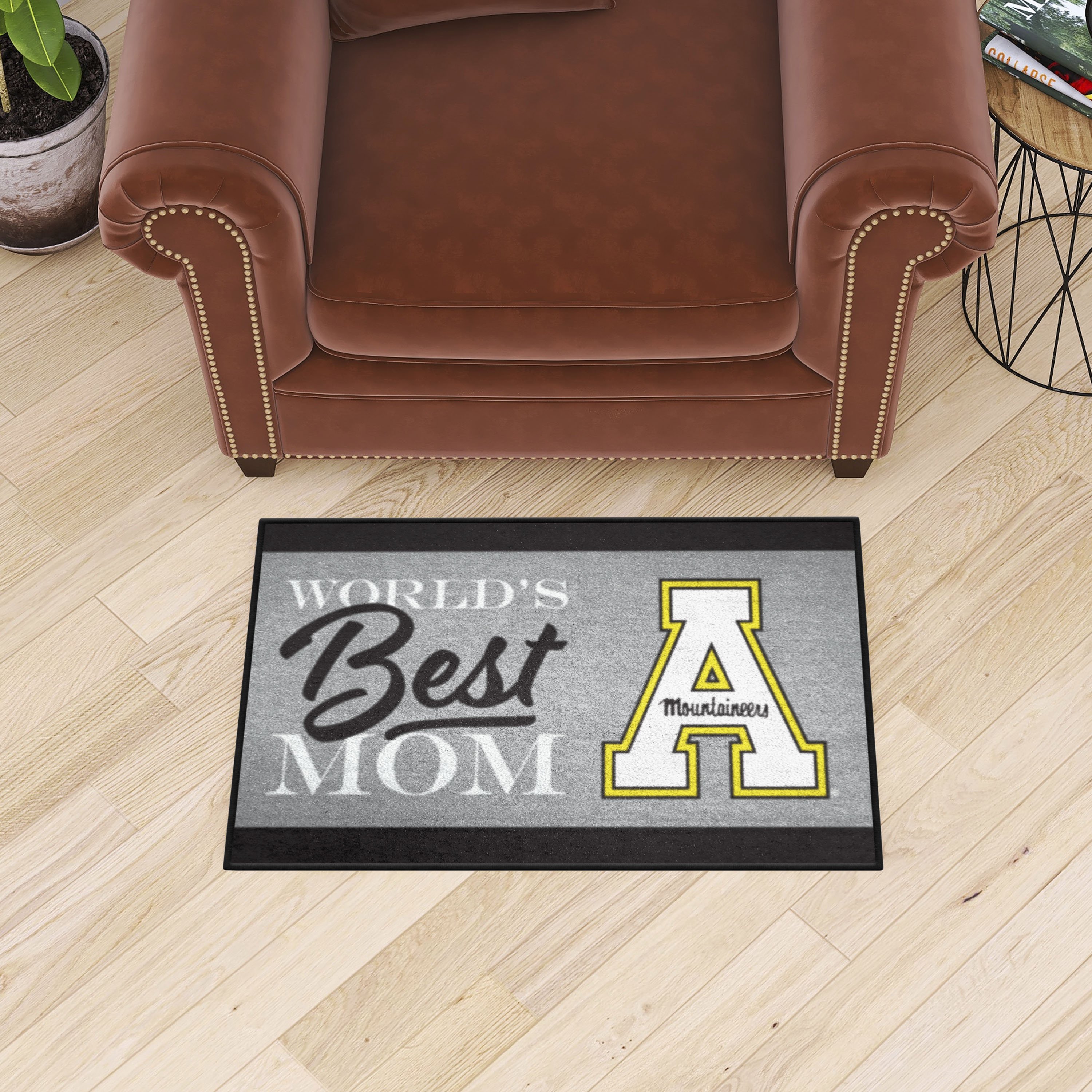 Appalachian State Mountaineers World's Best Mom Starter Doormat - 19 x 30