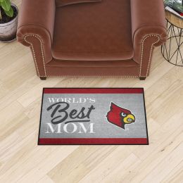 Louisville Cardinals World's Best Mom Starter Doormat - 19 x 30