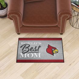 Louisville Cardinals World's Best Mom Starter Doormat - 19 x 30