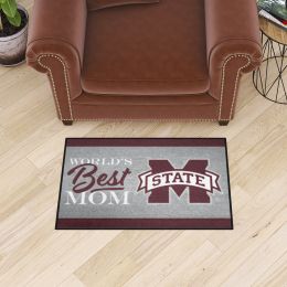 Mississippi State Bulldogs World's Best Mom Starter Doormat - 19 x 30