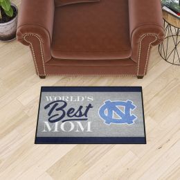 North Carolina Tar Heels World's Best Mom Starter Doormat - 19 x 30