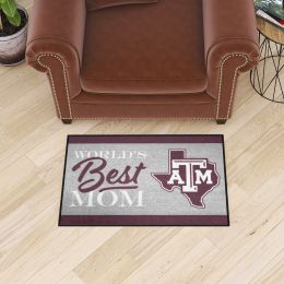 Texas A&M Aggies World's Best Mom Starter Doormat - 19 x 30
