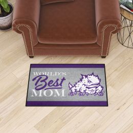 TCU Horned Frogs World's Best Mom Starter Doormat - 19 x 30
