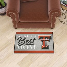 Texas Tech Red Raiders World's Best Mom Starter Doormat - 19 x 30